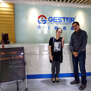 Egypt customer visit to Gester